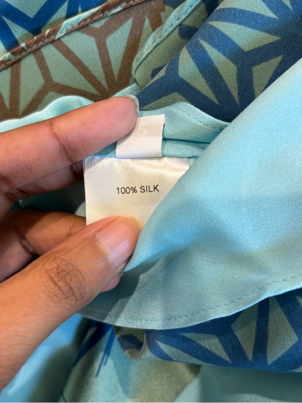 Jeffrey Monteiro 100% Silk Dress | Size 12 - Picture 5 of 5